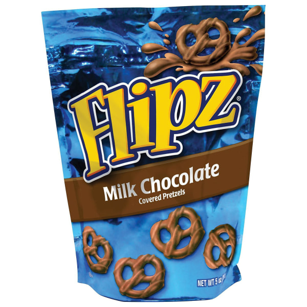 MILK CHOCOLATE COVERED PRETZELS