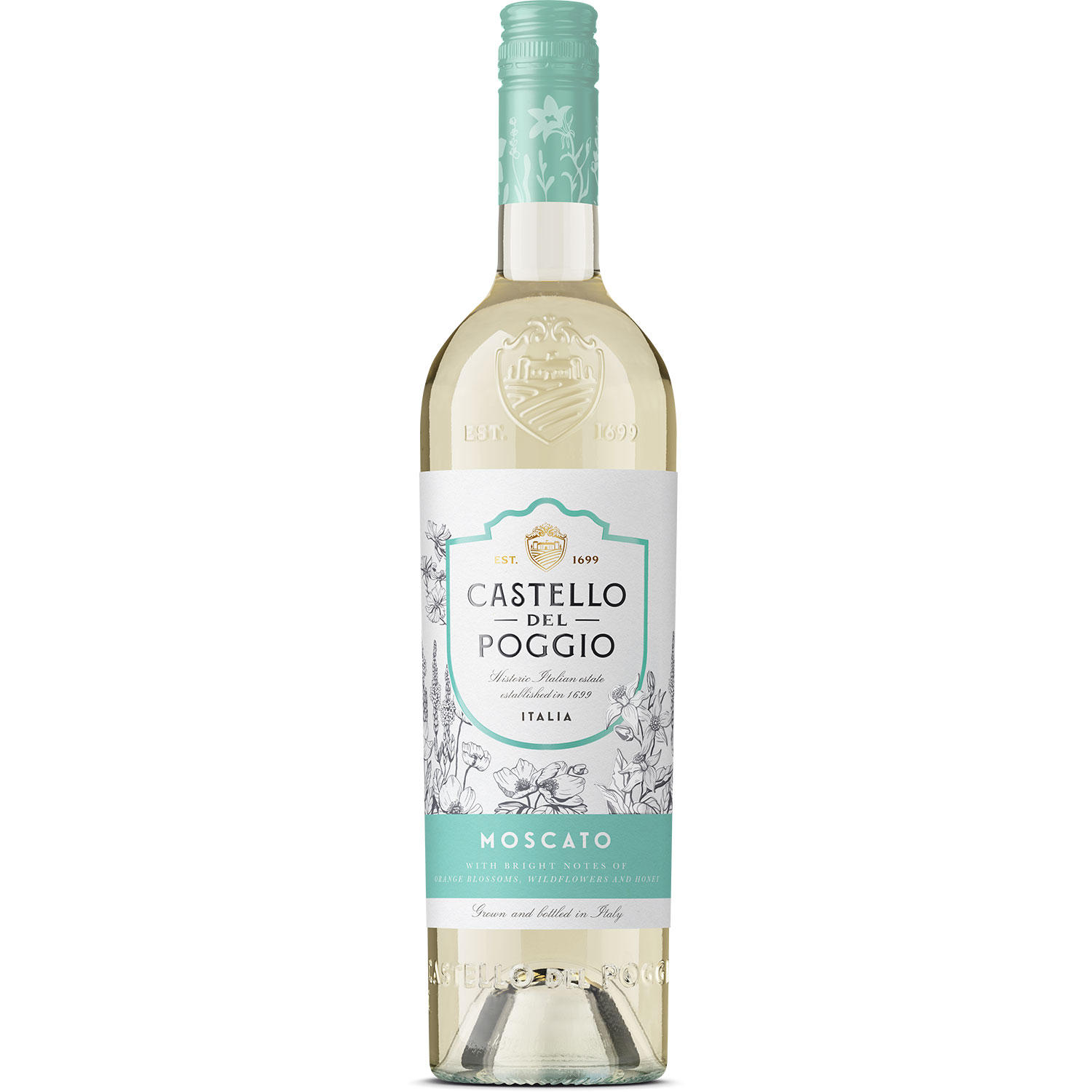 Castello Pogg Moscato Wine, 750 mL