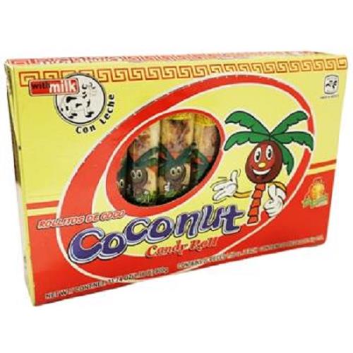 EL AZTECA COCONUT CANDY ROLL 1.58 oz Each ( 20 in a Pack )