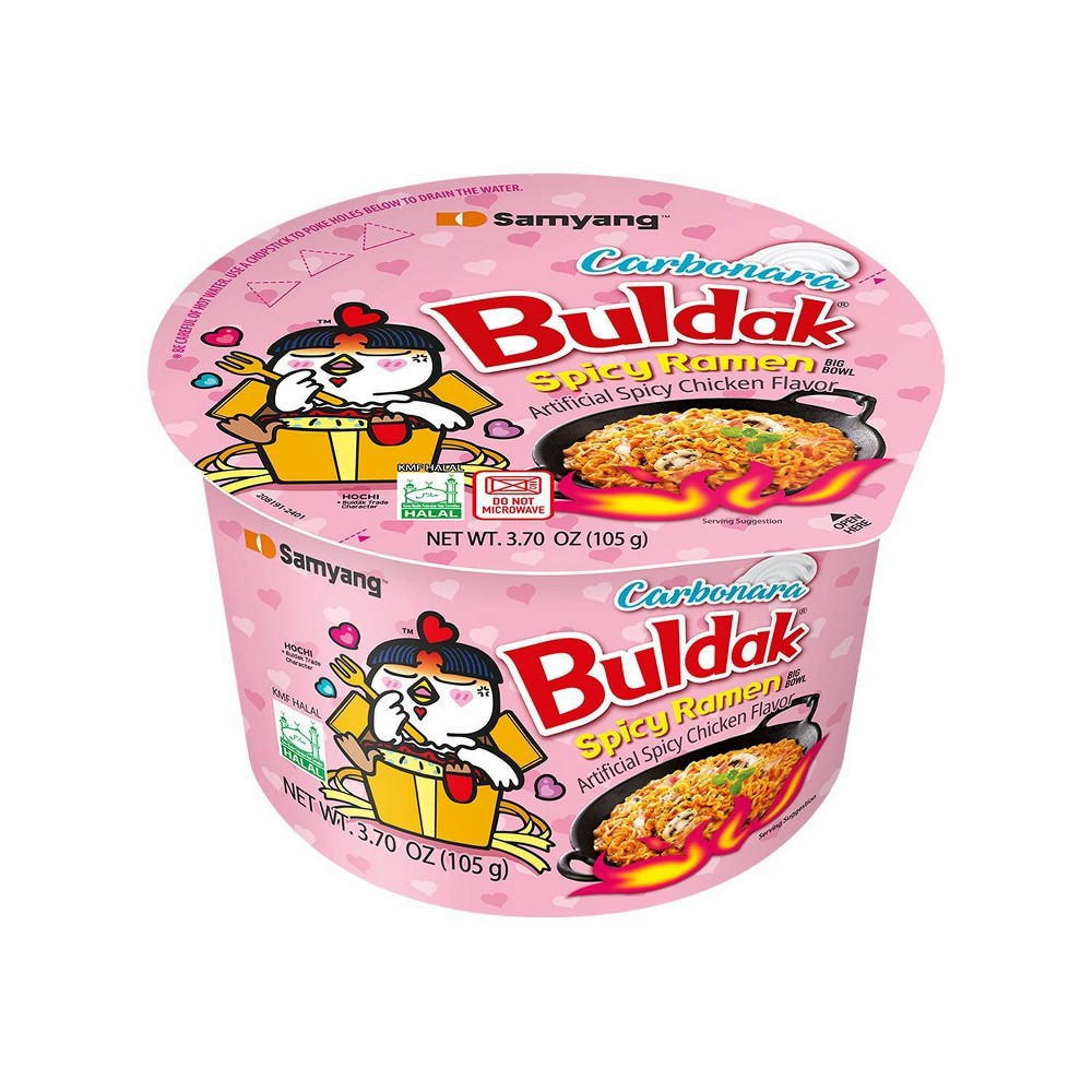 Samyang Buldak Carbonara Ramen Big Bowl - 3.7oz