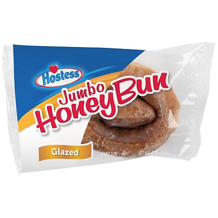 Hostess Jumbo Glazed Honey Bun - 4.0 oz