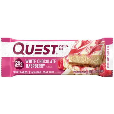WHITE CHOCOLATE RASPBERRY PROTEIN BAR, WHITE CHOCOLATE RASPBERRY