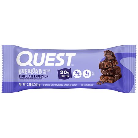 Quest Overload Protein Bar Chocolate Explosion - 2.15 oz